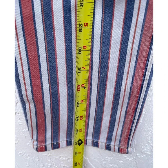 Pepe Jeans Womens Skyler Stripe Straight Trouser Pants Multi Sz 27/30 - Picture 11 of 16